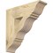 Ekena Millwork Funston Traditional Rough Sawn Bracket, Douglas Fir, 6"W x 22"D x 22"H BKT06X22X22FST01RDF - alternate 1